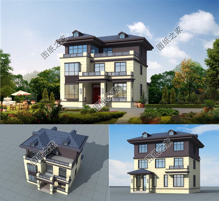 三层楼简单的平面图,45平米三层楼平面图