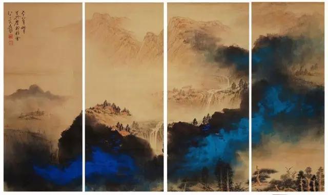 中国近现代国画巨匠黄幻吾,当代国画巨匠陈大章