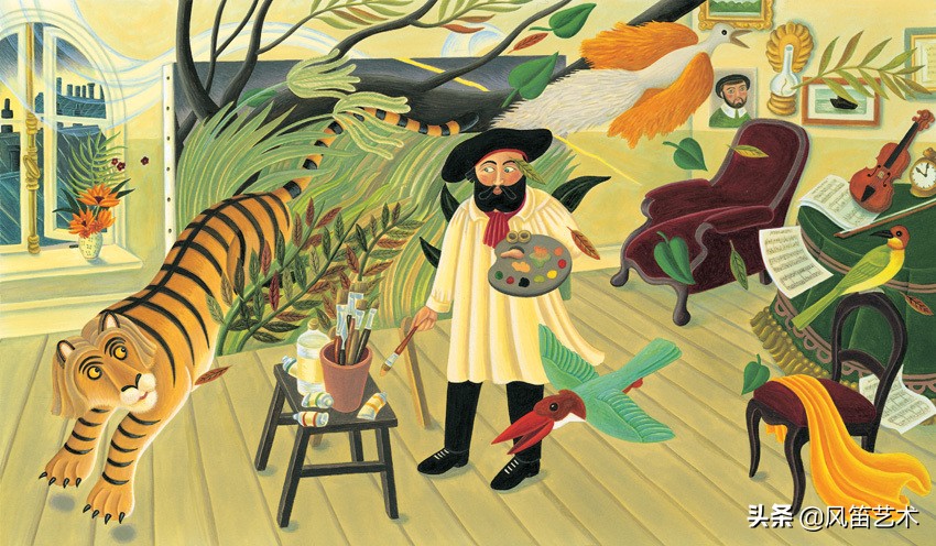 亨利卢梭艺术,亨利卢梭艺术风格