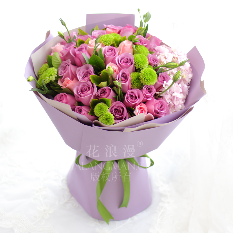 紫玫瑰图片花语是什么,紫玫瑰花语和寓意