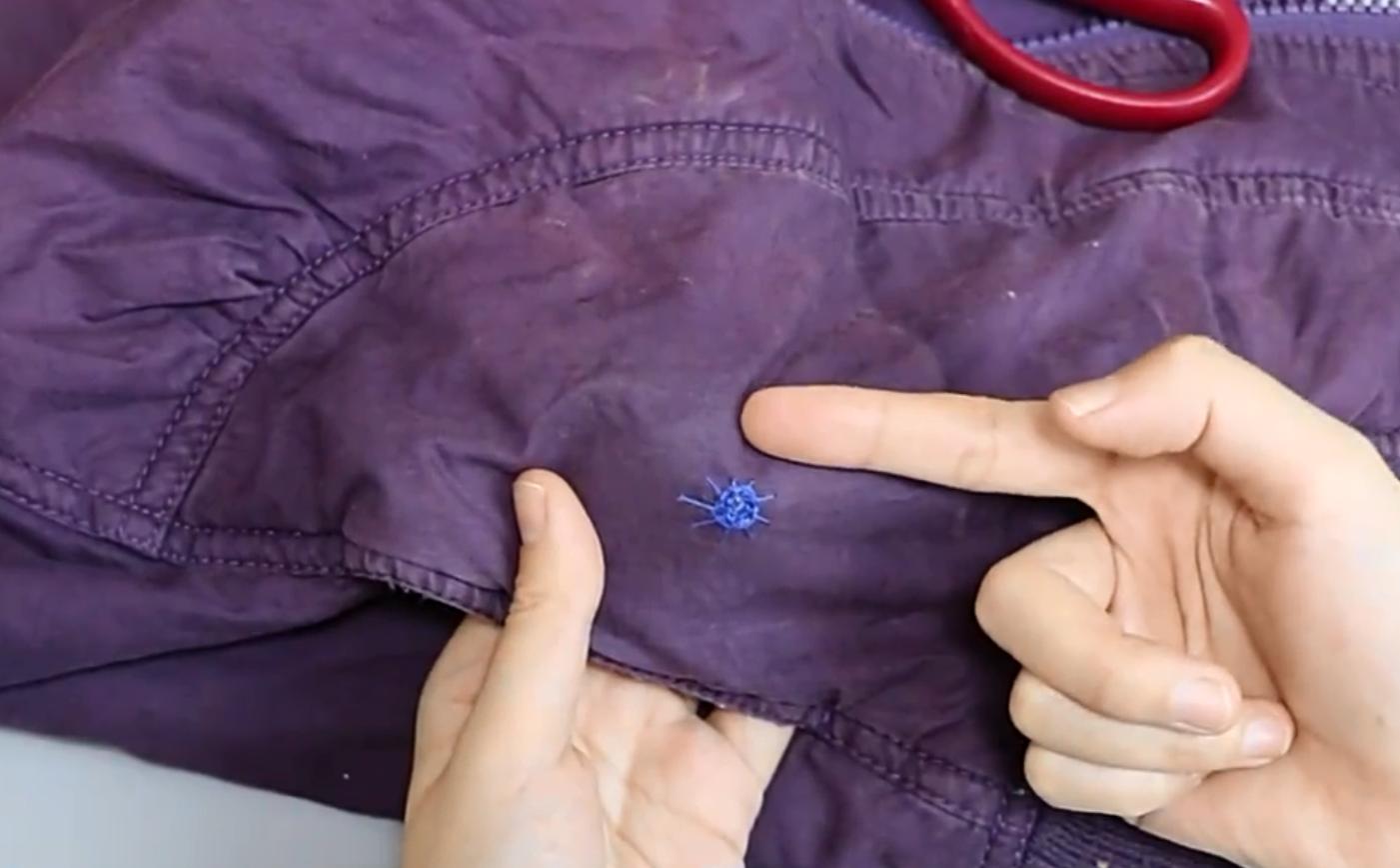 羽绒服织补破洞的自学方法,羽绒服破洞不用再去裁缝店