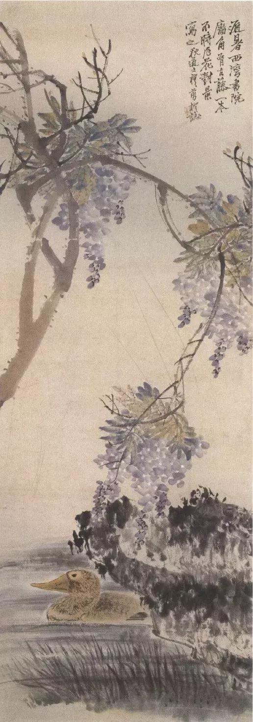 潘天寿100幅花鸟画欣赏,潘天寿花鸟画构图法