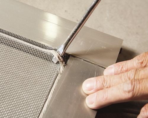 纱窗更换压条教程,纱窗和纱窗压条