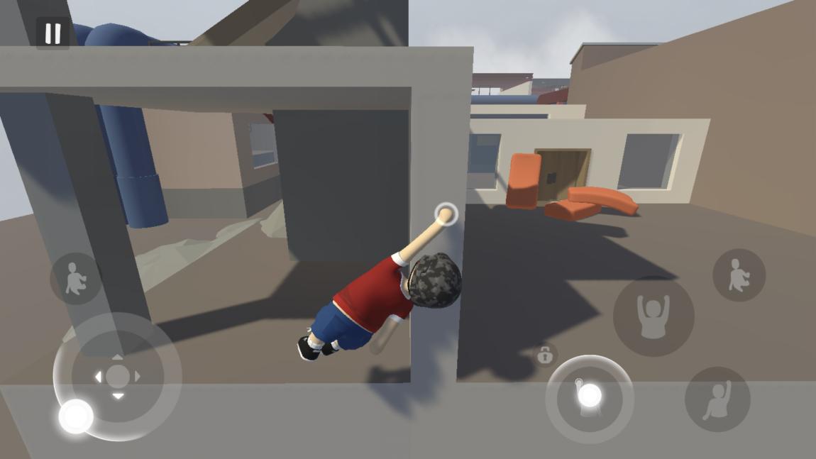 人类一败涂地手游垂直爬墙教学,人类一败涂地手游怎么爬墙教学