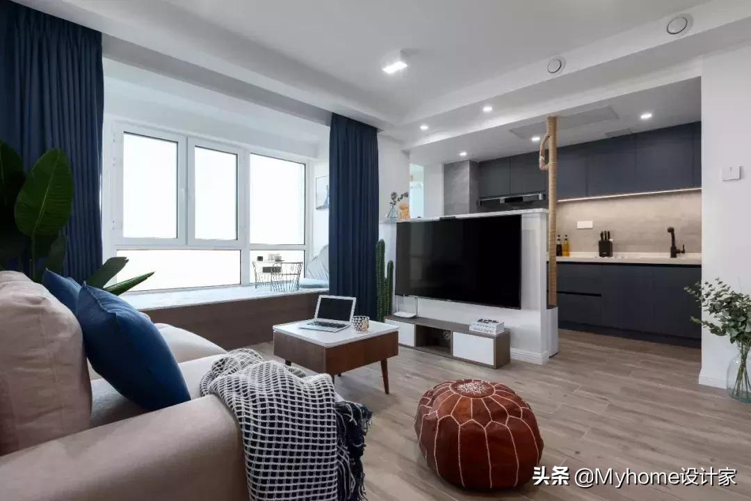 善用畸零地，北京68㎡扩容两房，猫柱让主子也疯狂！