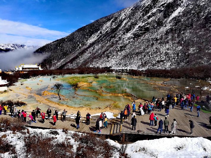 九寨沟一日游感悟,九寨沟和黄龙旅行美景