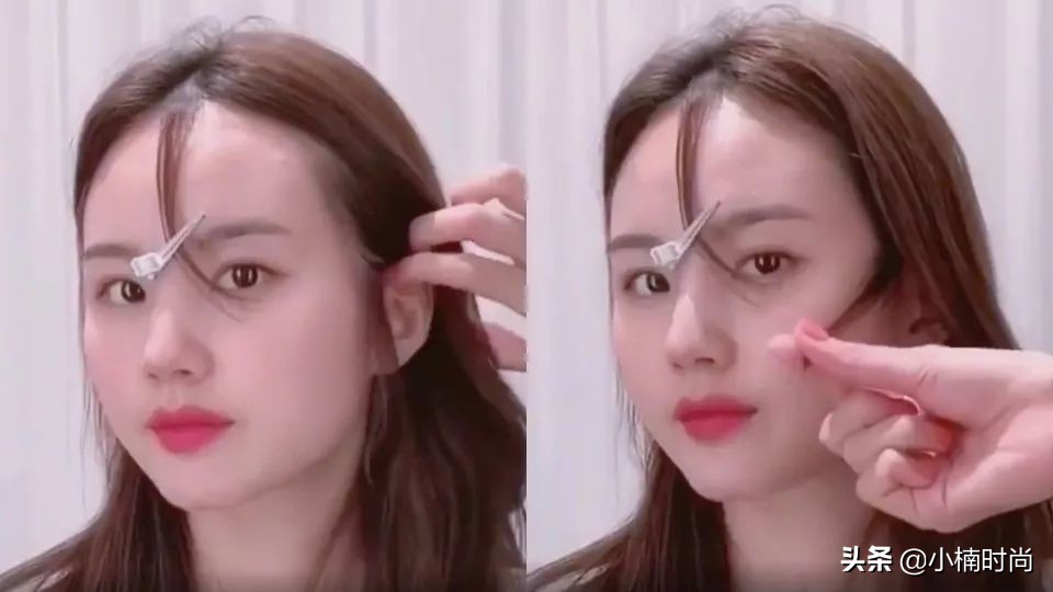 剪刘海教程自己剪八字刘海简单,剪刘海教程自己剪八字刘海学生党