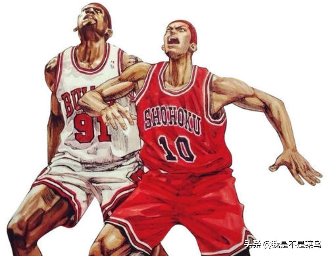 樱木花道罗德曼视频对比,樱木花道致敬罗德曼