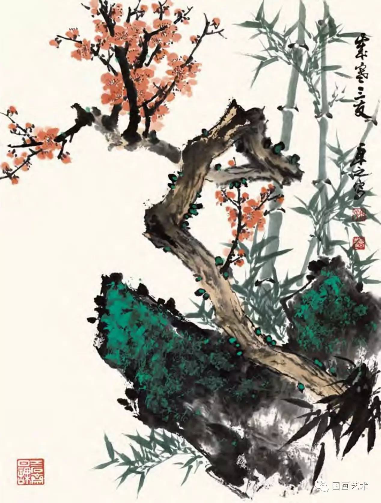 历代画竹名家名单,初学画竹子入门毛笔