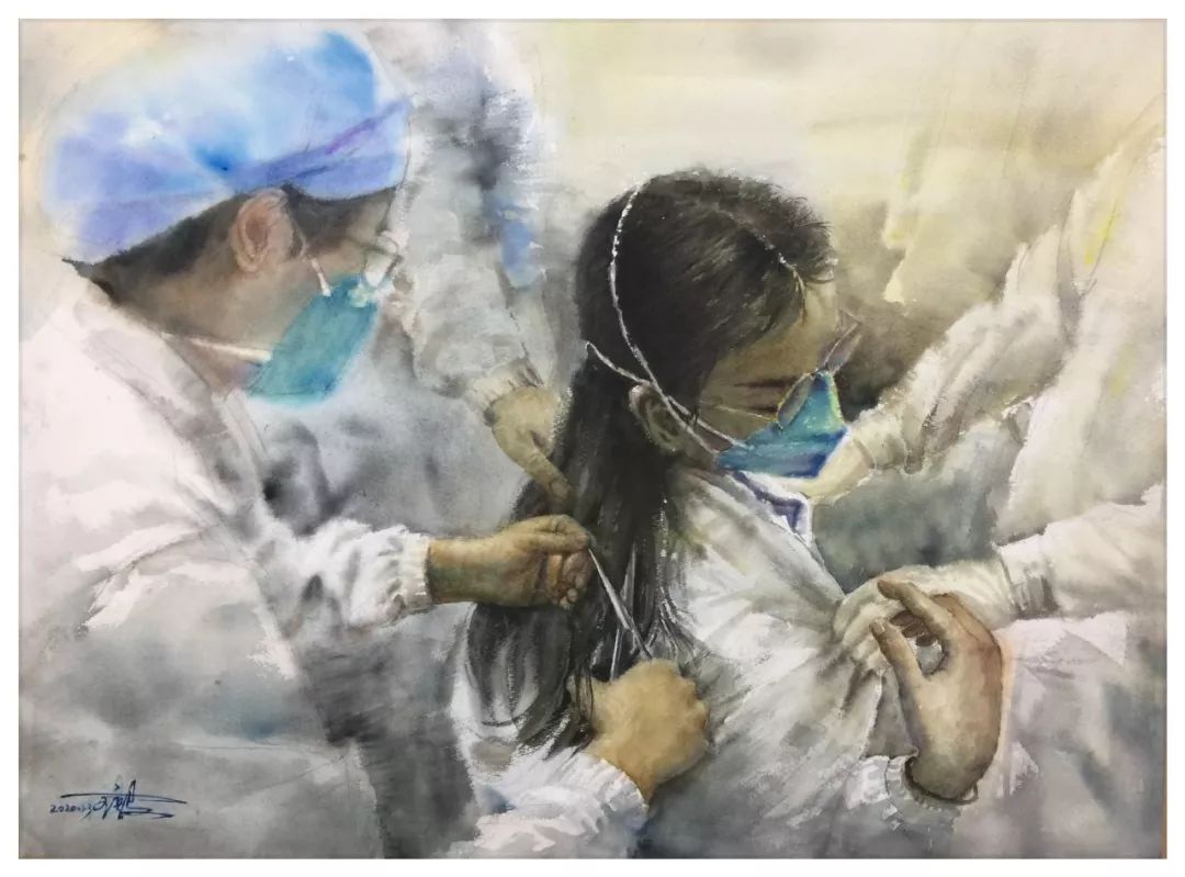 抗击疫情主题国画展,抗疫主题展览