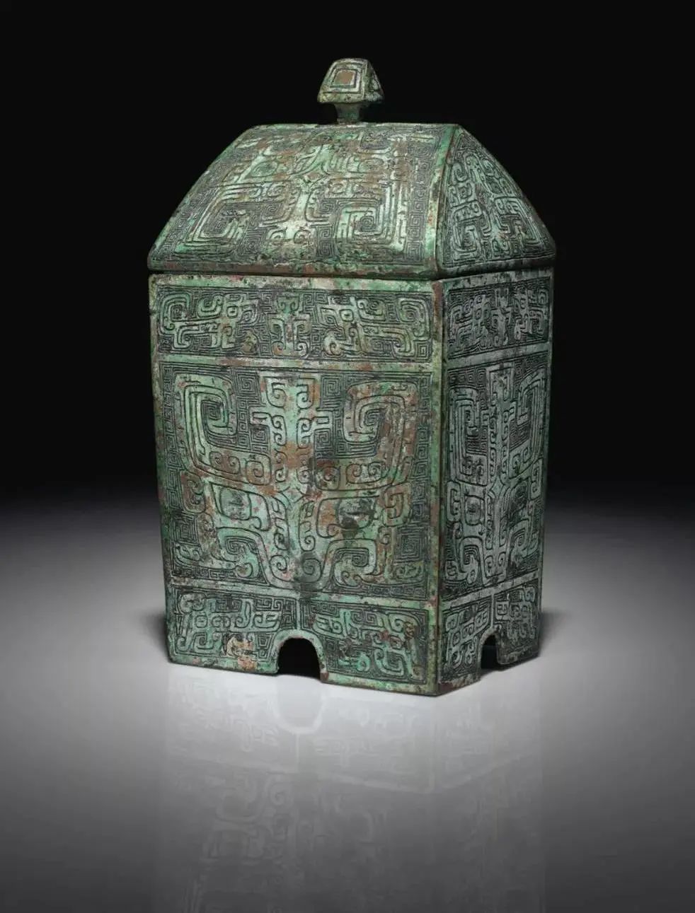 商晚期青铜器龙形觥图文,商代鸟兽纹觥