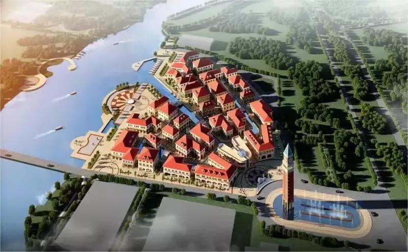 奥特莱斯即将开业七大公园环绕,奥特莱斯最新航拍