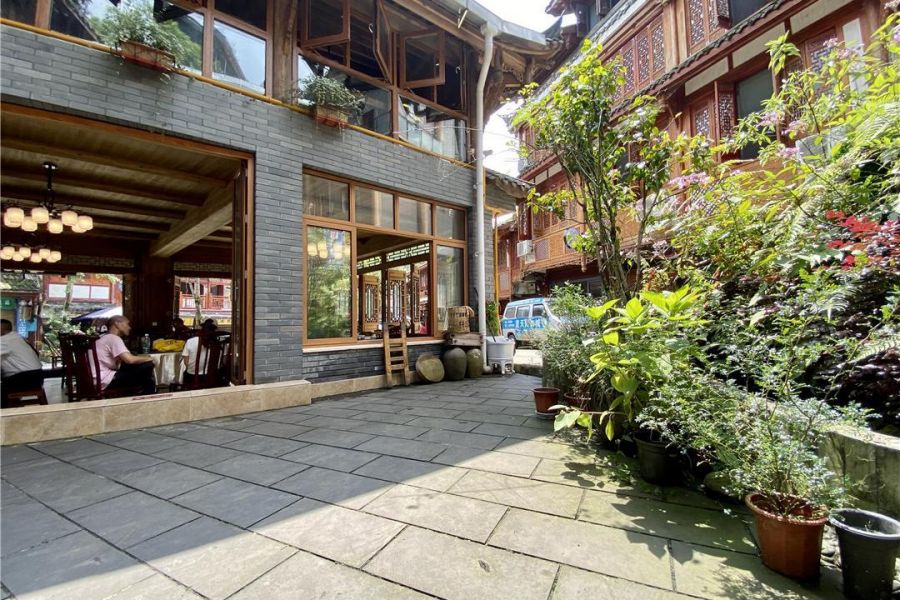 四川都江堰徽派别墅,都江堰精致酒店