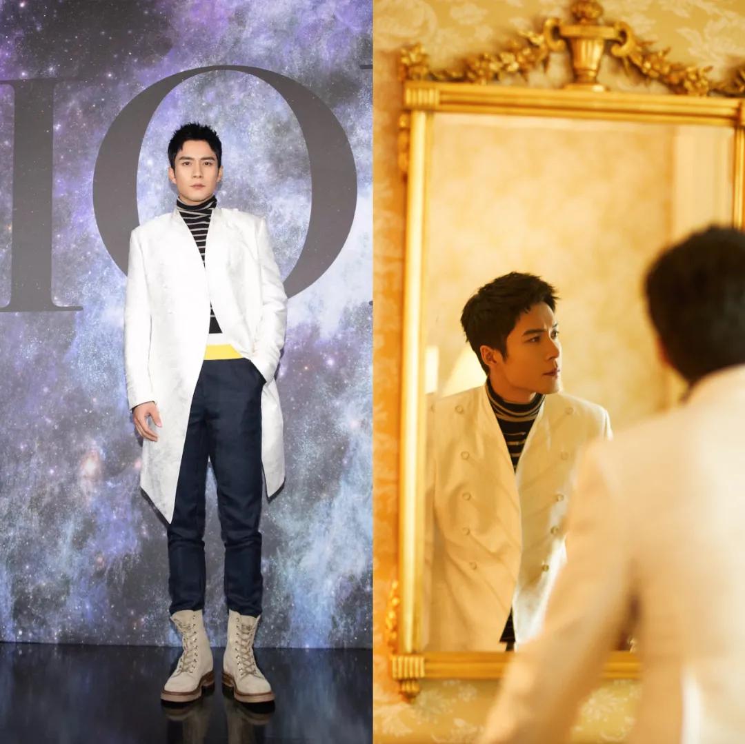 dior杨颖星空裙,dior星空大秀