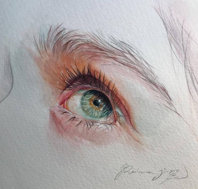 简单又好看的100种眼睛画法,画12种眼睛的画法