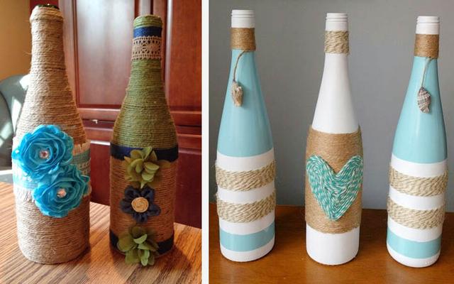 废弃的瓶子不要扔！加工改造，做出漂亮又实用的家居装饰
