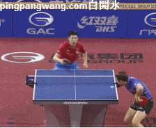 乒乓球反手拧拉的重心在哪条腿,乒乓球拧拉侧下旋球的教学视频