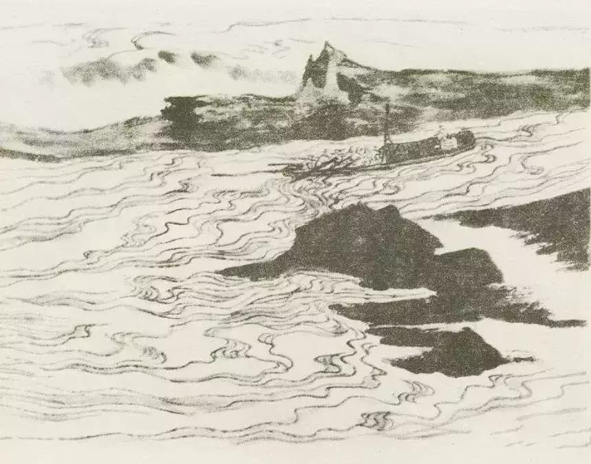 中国画技法入门怎样画水,画水中国画