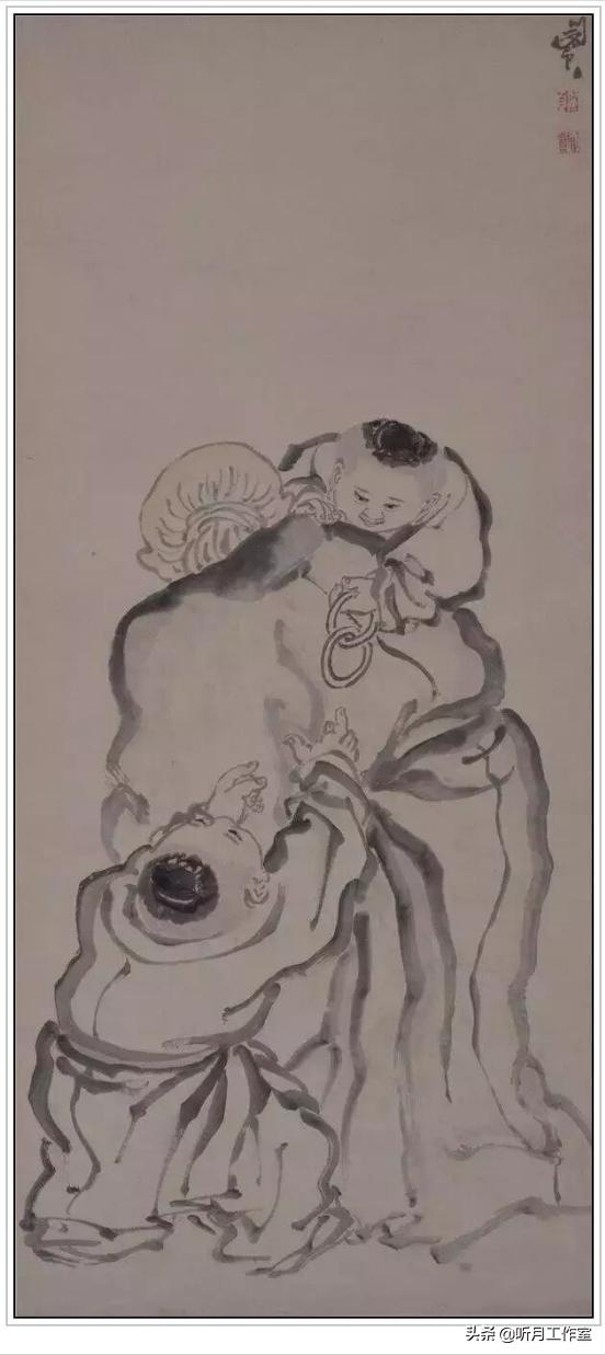 有幅清朝时期的人物画,晚清民国神仙人物画欣赏