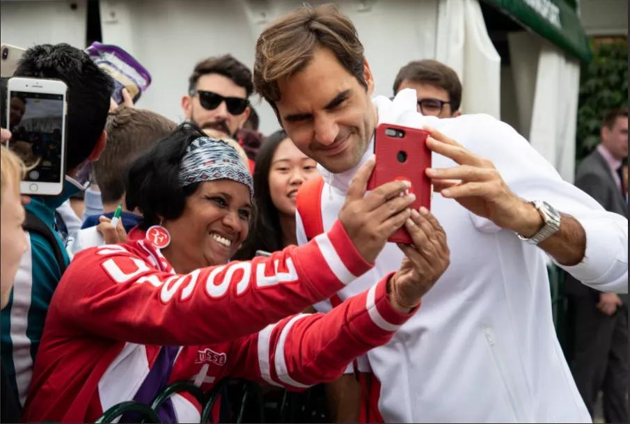 费德勒ins粉丝数量,费德勒网球界粉丝