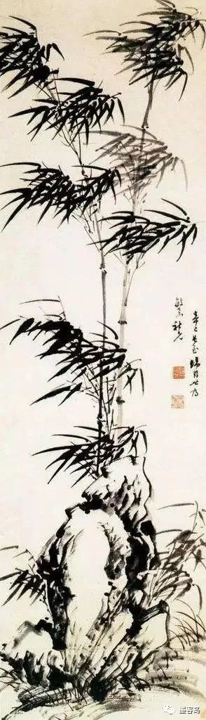 当代画墨竹大师的画,墨竹图绘画欣赏