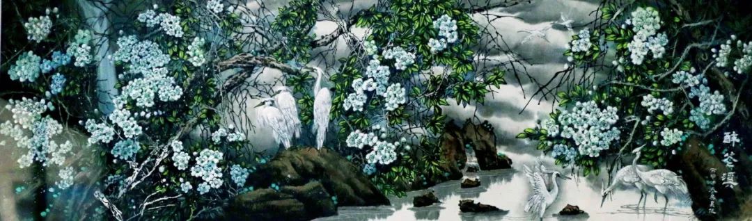 花鸟的作品欣赏,中式花鸟作品欣赏