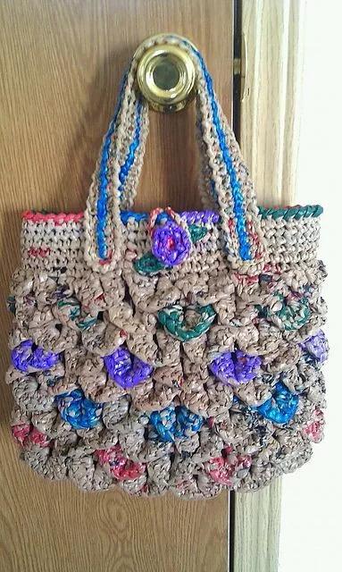 塑料袋手工编织视频,塑料袋编织篮子视频教程