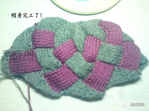 钩针圆形镂空帽子花样图解,简单的老年人毛线帽子织法教程