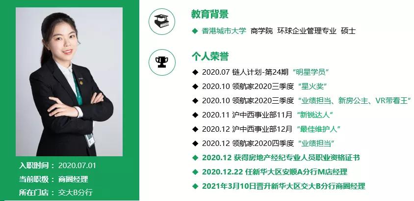 香港城市大学硕士，为何来链家做房产经纪人？
