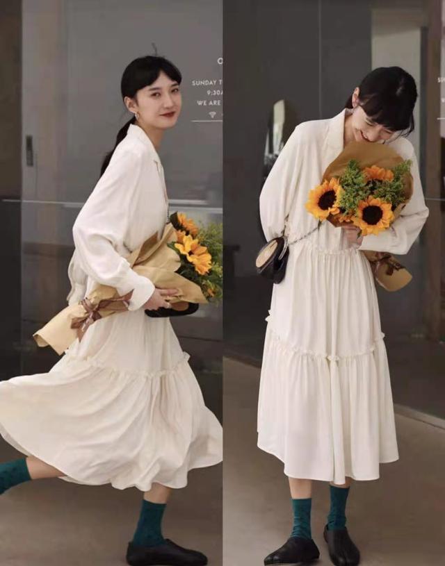 超新又显白又显瘦的连衣裙,华丽优雅的连衣裙减龄时髦有气质