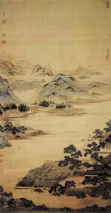 明代画家陆治山水精品高清,明代名家山水册页高清