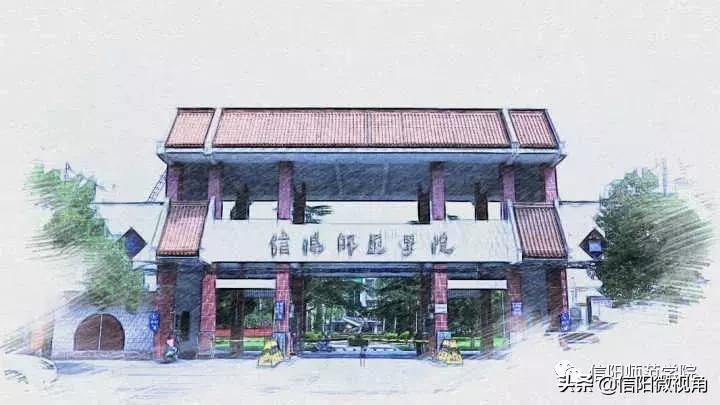 信阳师范学院漫画手绘地图高清,信阳师院美术