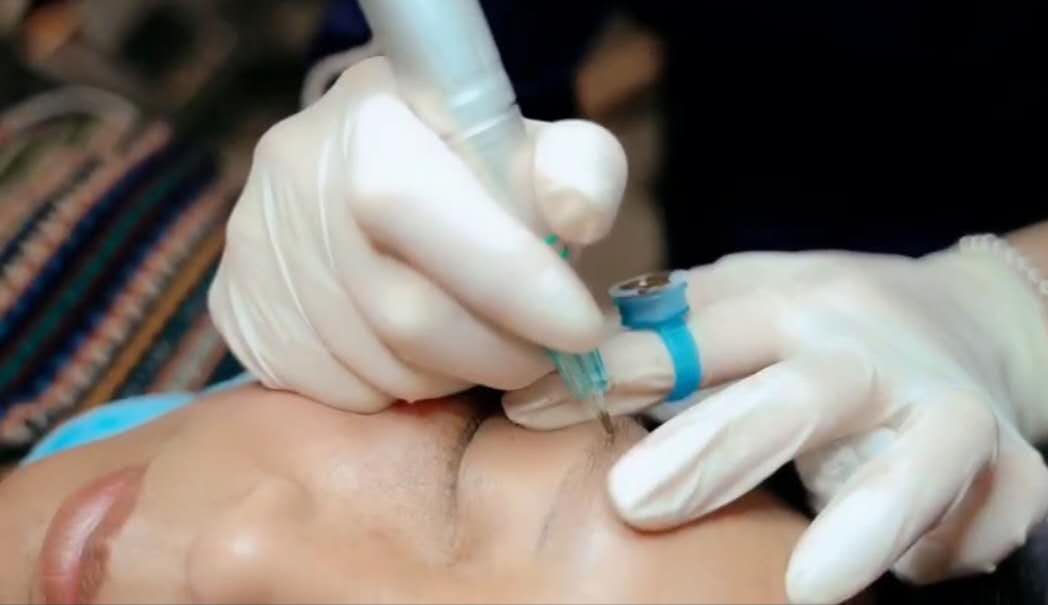 纹绣知识分享纹眉颜色过浓怎么办,纹眉技术技巧视频