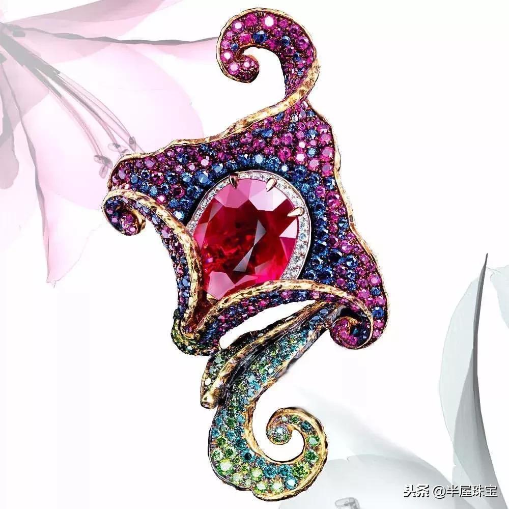 红宝石戒指款式图片,红宝石戒指颜色最好的品牌