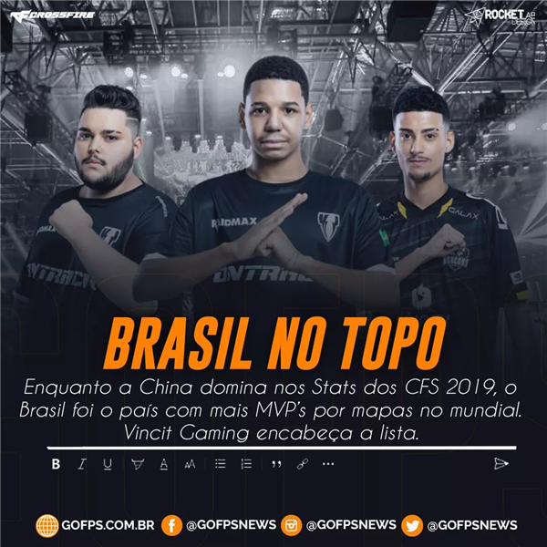 cfs2023世界总决赛巴西vsag,19年巴西vg有多强