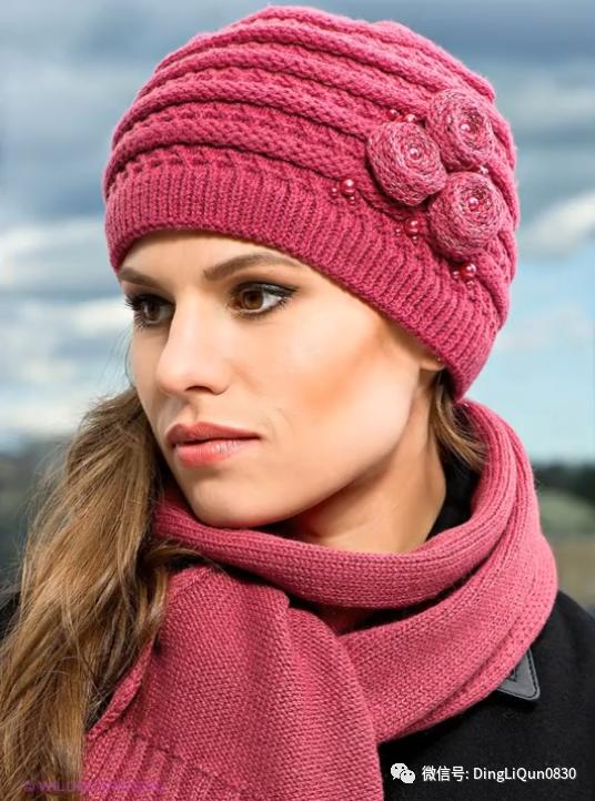 针织帽子简单款好看的,纯手工针织年轻人戴的帽子教程