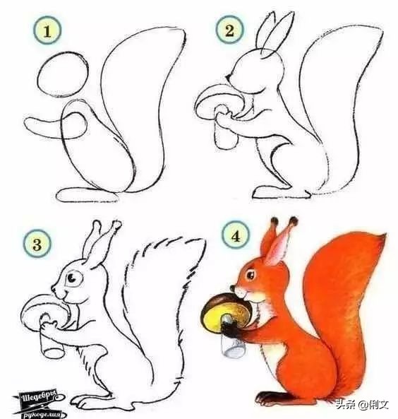 100个简笔画小动物超简单一年级,简笔画小动物100种可爱表情包