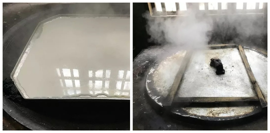 家庭自制红薯粉皮的方法,农村红薯粉皮制作过程