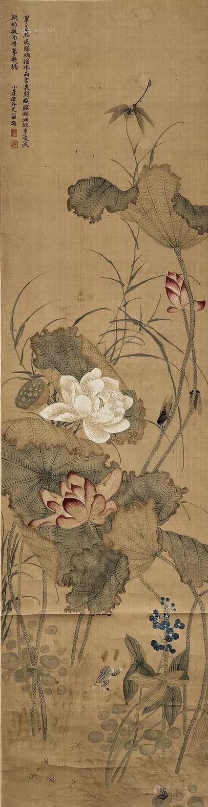 清代花鸟鱼虫画,清代国画名家花鸟鱼虫