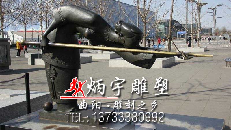 校园体育文化景观,福州体育运动金属雕塑制作