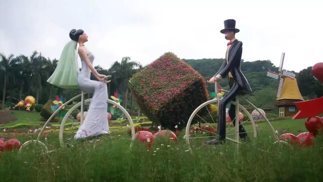 广州云台花园鸟语花香好去处,雨中的广州云台花园