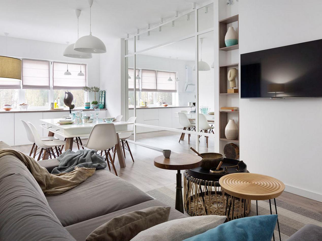 小户型进门隔断无收纳屏风,入户没有玄关的两室怎么设计