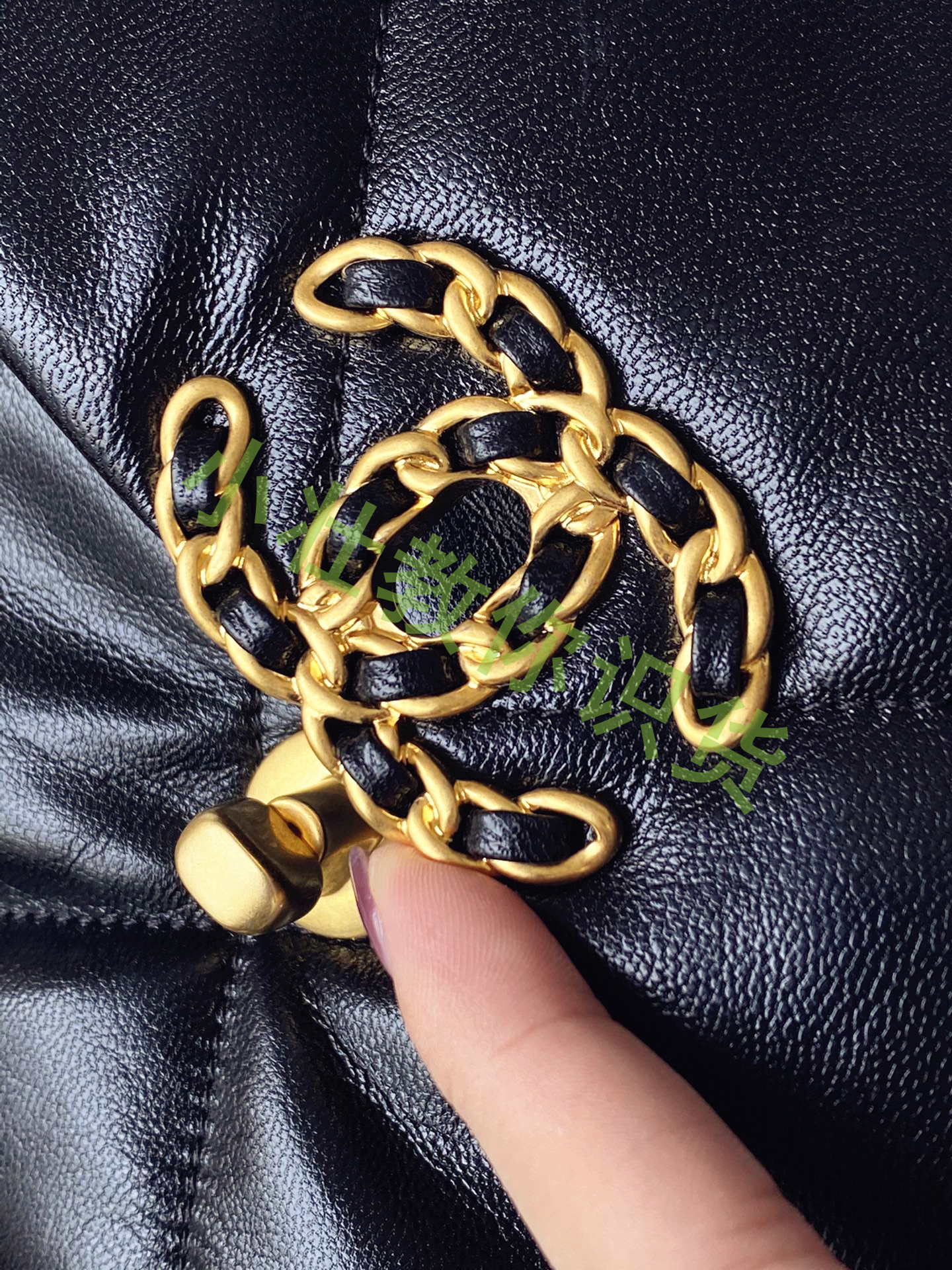 chanel19bag尺寸,chanel19bag蓝外观鉴定