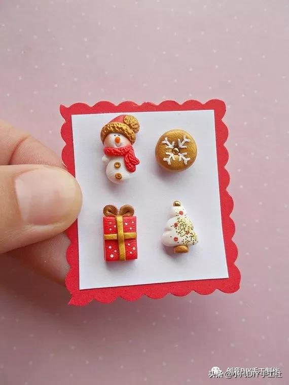 软陶diy小饰品教程,圣诞小饰品软陶