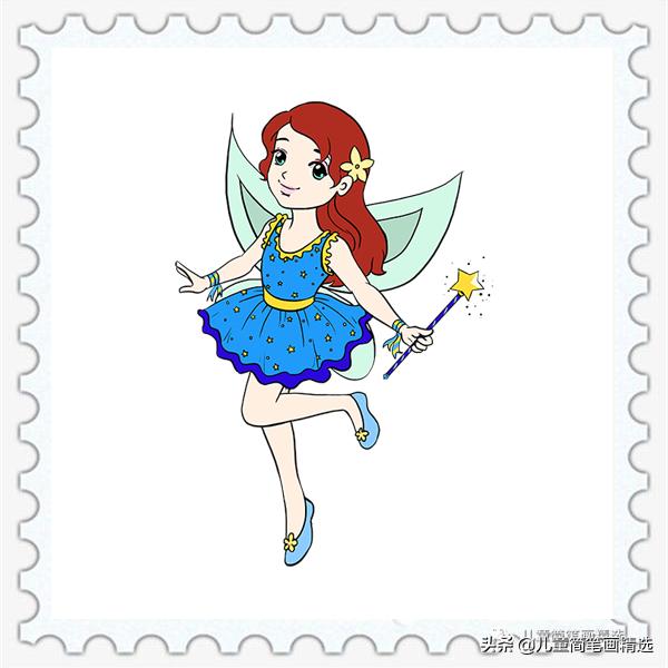 幼儿园小天使简笔画简单又漂亮,儿童天使简笔画怎么画