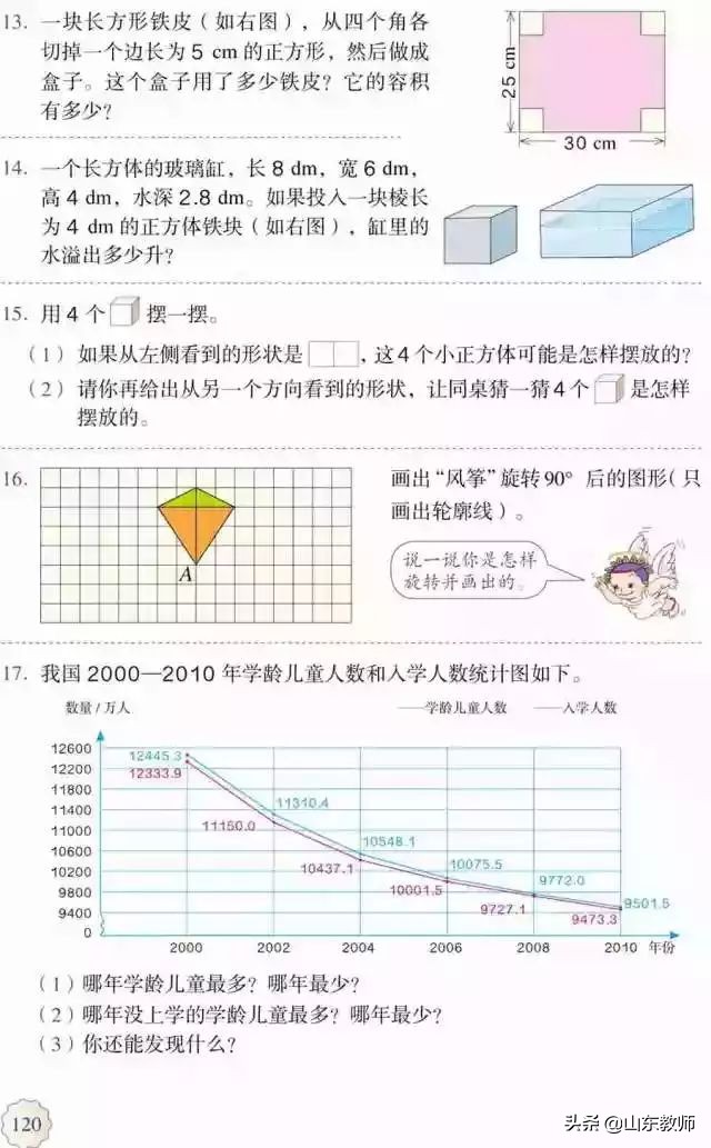 五年级下册数学课本41页第13题,五年级下册数学课本第24页和25页