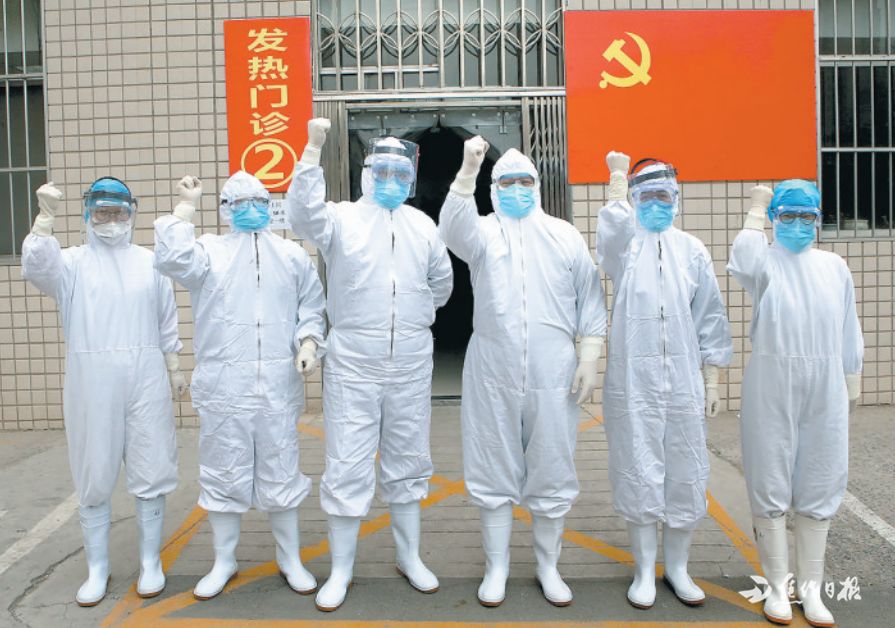 现场市民纷纷为医护人员点赞,焦作市人民医院评价