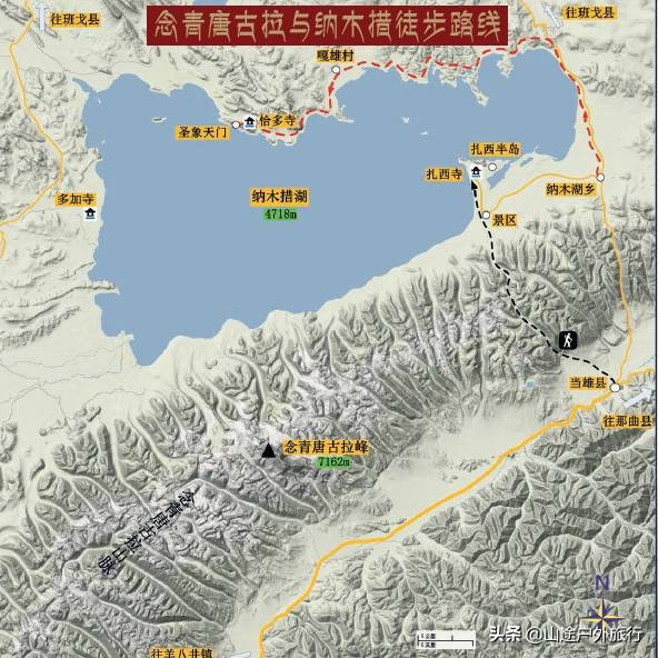 神山十大徒步路线图,川西小环线自驾攻略青绕神山