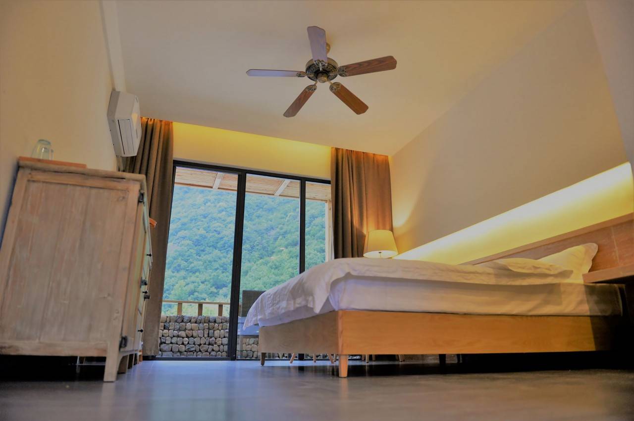 绍兴上虞覆卮山居民宿房间,嵊州覆卮山度假酒店