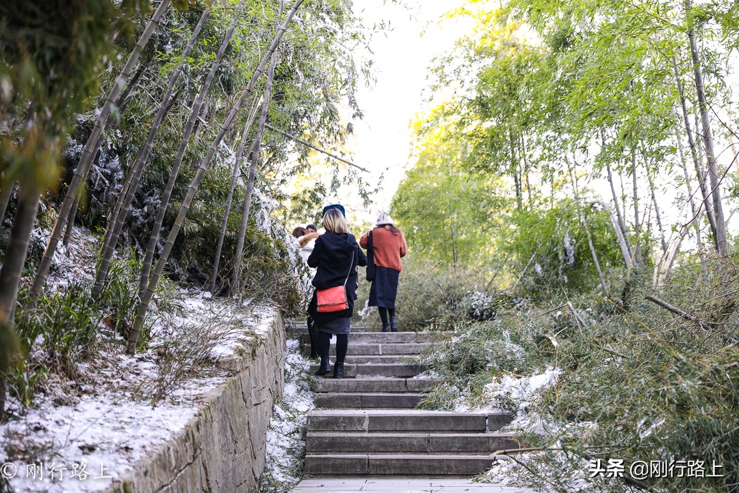 华东第一竹海之称的地方，冬季里冰花最吸引人